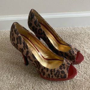 leopard print heels